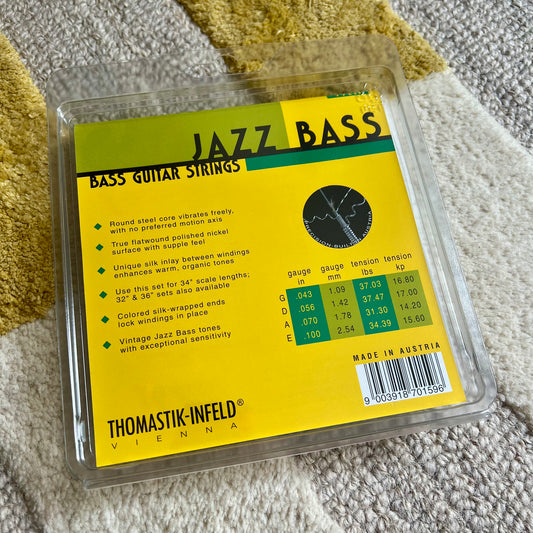 Thomastik-Infeld "TI Jazz Flats" JF344 Flatwound Bass Guitar Strings