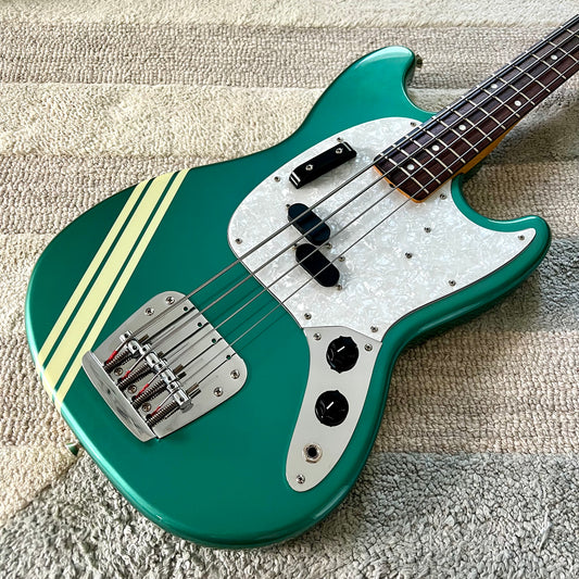 1999-2002 Fender Japan MB98-85CO MIJ '69 Reissue Mustang Bass in Ocean Turquoise Metallic