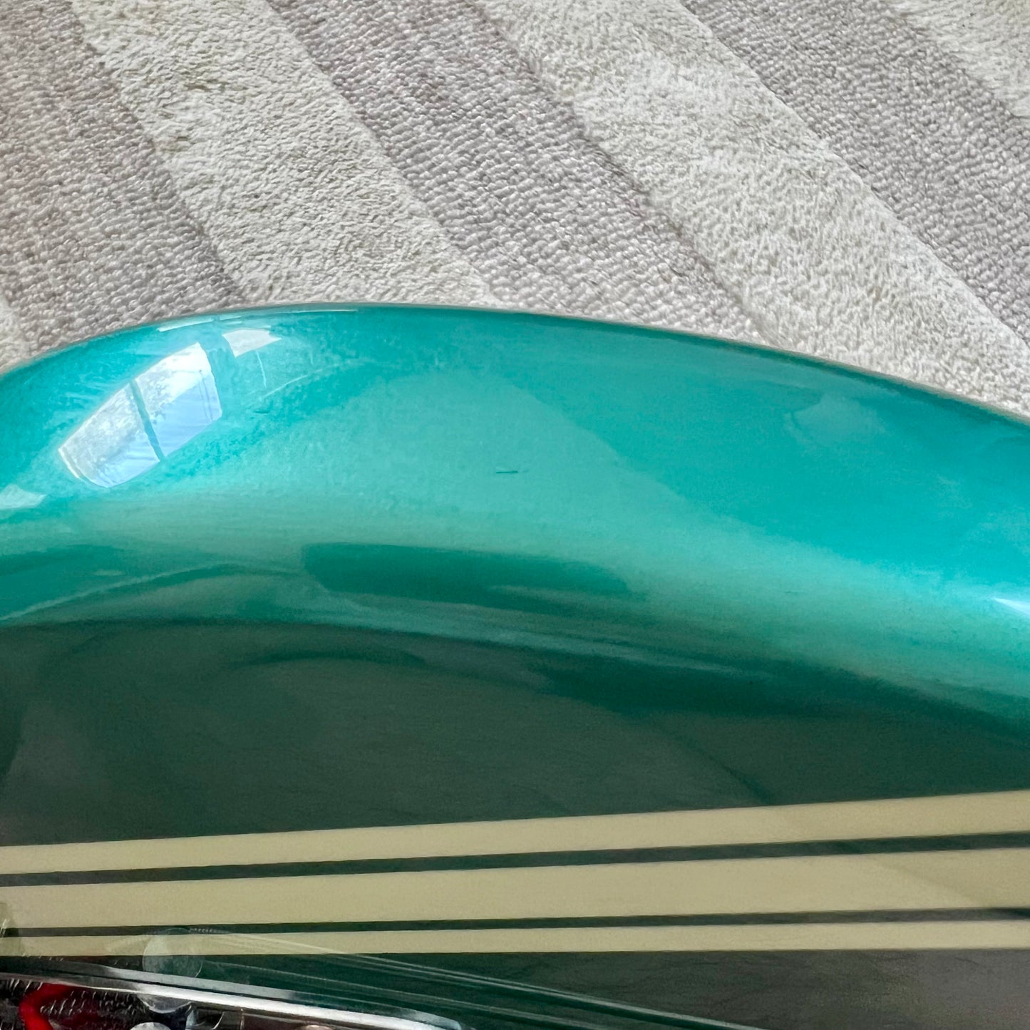 1999-2002 Fender Japan MB98-85CO MIJ '69 Reissue Mustang Bass in Ocean Turquoise Metallic