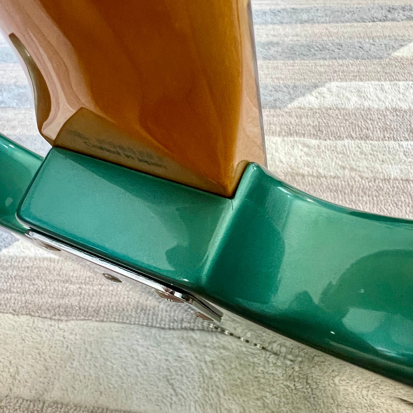 1999-2002 Fender Japan MB98-85CO MIJ '69 Reissue Mustang Bass in Ocean Turquoise Metallic