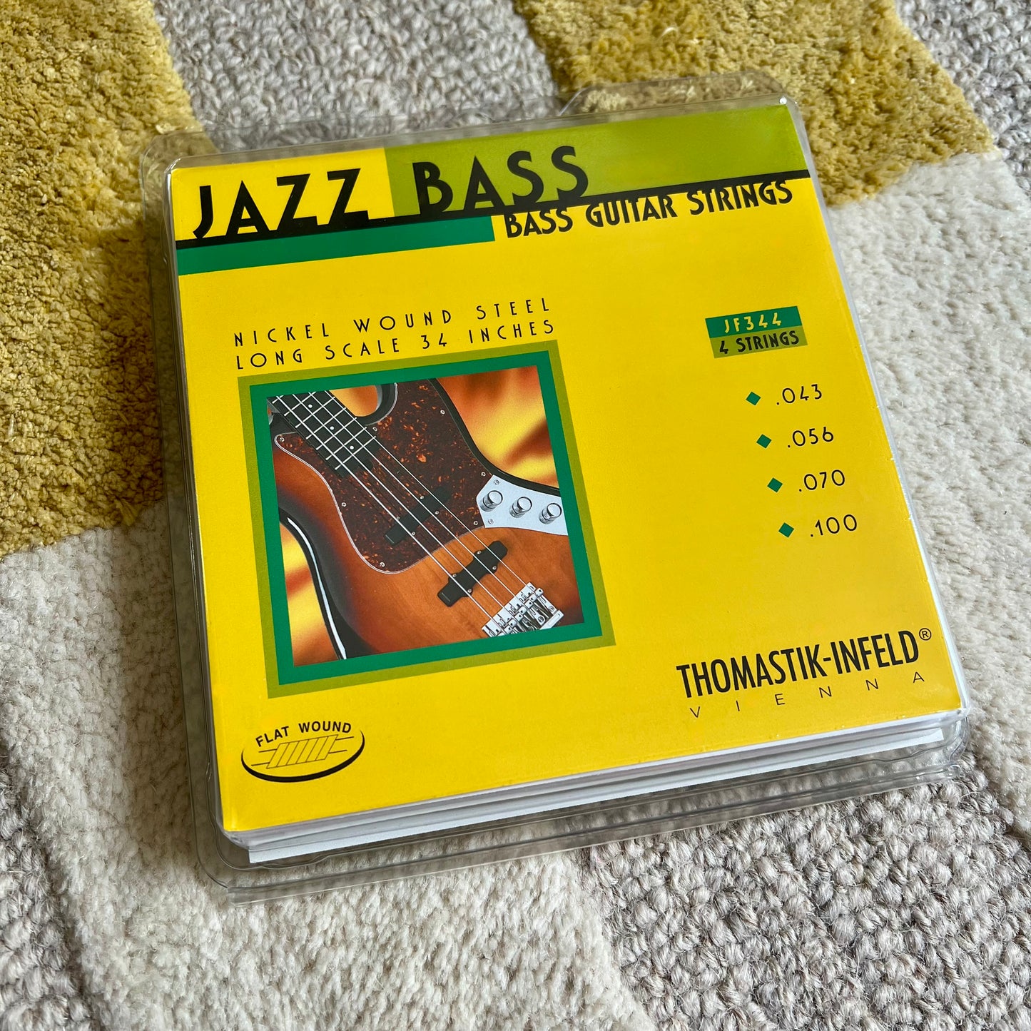 Thomastik-Infeld "TI Jazz Flats" JF344 Flatwound Bass Guitar Strings