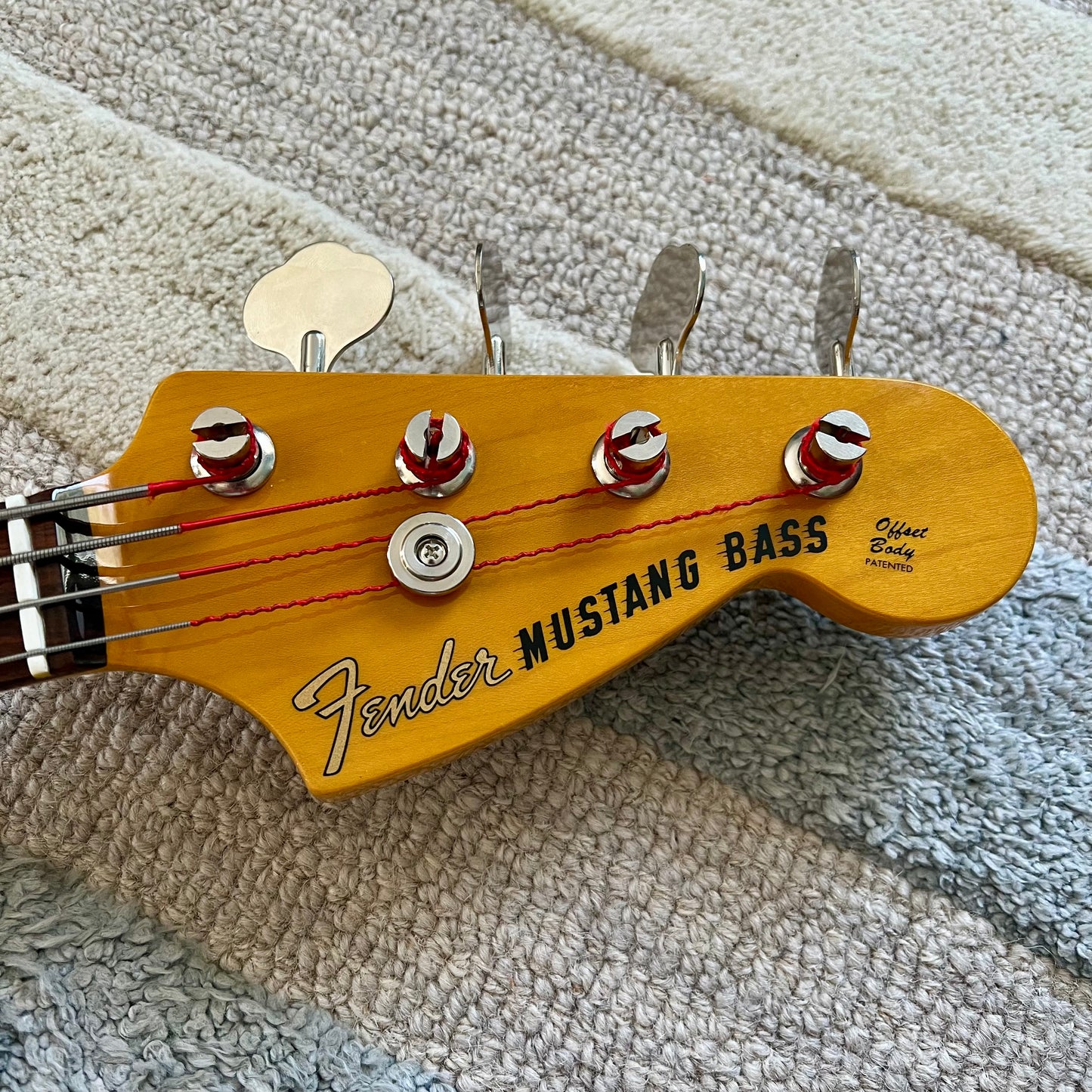 1999-2002 Fender Japan MB98-85CO MIJ '69 Reissue Mustang Bass in Ocean Turquoise Metallic